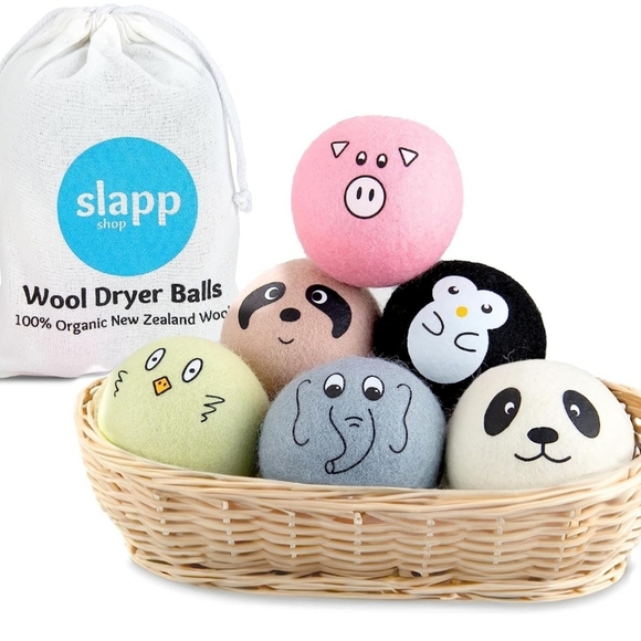 Wool Dryer Balls Laundry Eco-friendly Reusable Natural Organic Wrinkle Remover - Picture 4 of 5